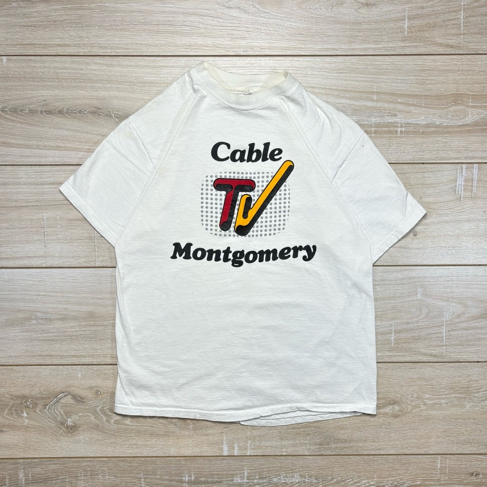 Vintage 90s Cable Tv Graphic tee | Size L